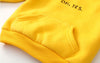 OH YES Sudaderas con capucha lisas para niños