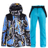 SAENSHING Thick Waterproof Ski Snowboard Jacket and Pants Set