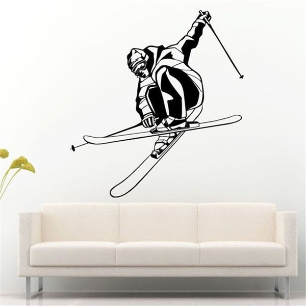 Sticker mural ski YOJA