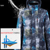 SAENSHING Traje de esquí de mezclilla / Pantalón de snowboard de mezclilla + Conjunto de chaqueta