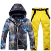 SAENSHING Traje de esquí de mezclilla / Pantalón de snowboard de mezclilla + Conjunto de chaqueta