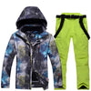 SAENSHING Denim Ski Suit / Denim Snowboard Pant + Jacket Set