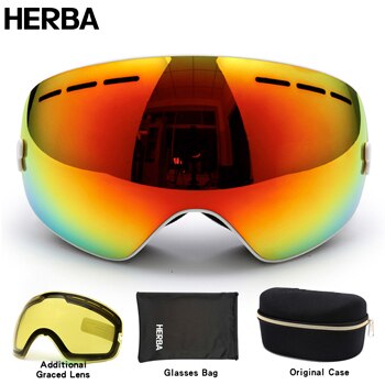 Lunettes de snowboard HERBA UV400 Mirror