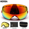 HERBA UV400 Mirror Snowboard Goggles