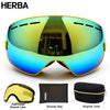 HERBA UV400 Mirror Snowboard Goggles