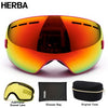 Occhiali da snowboard HERBA UV400 a specchio