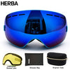 HERBA UV400 Mirror Snowboardglasögon