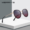 MERRY'S Retro Mirror 52mm Solglasögon - Dam