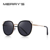 MERRY'S Retro Mirror 52mm Sunglasses - Women's