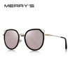 MERRY'S Retro Mirror 52mm Sunglasses - Women's