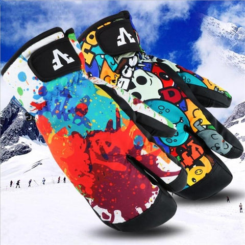 Moufles de snowboard QUESHARK pour enfants