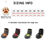 Warme rutschfeste Hundestiefel für Schnee