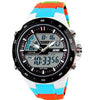 Красочные цифровые и аналоговые спортивные часы SKMEI