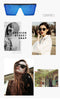 TOYEARN Square Sonnenbrille Damen