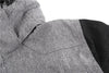 WINTER IMPRESSION Chaqueta / pantalón de snowboard para hombre gris y negro cepillado