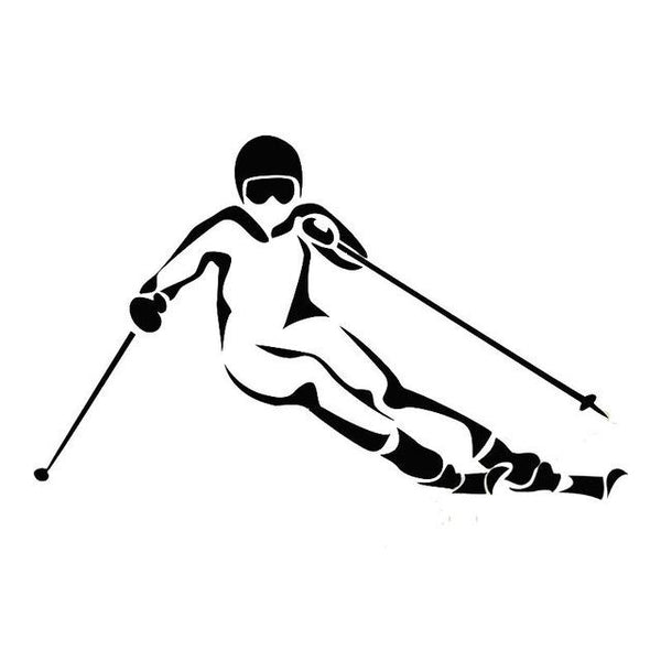 YOJA Ski Sport Wandtattoo